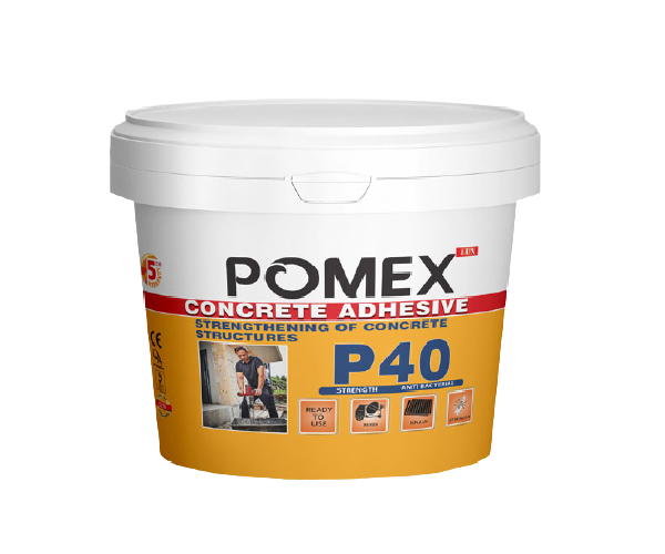 چسب بتن استحکامی P40 پومکس POMEX چسب بتن استحکامی P40 پومکس POMEX